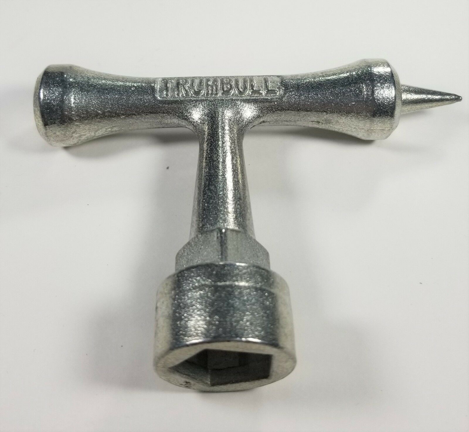 Trumbull Hk-0 Curb & Meter Box Key/wrench, Std Pentagon Nut W/ice-pick Handle