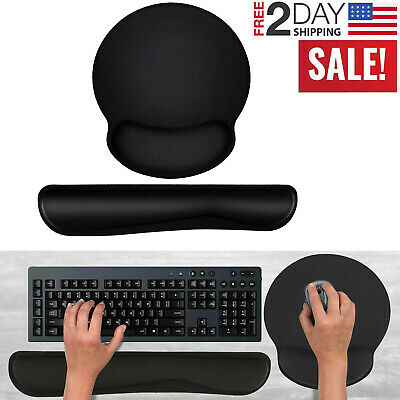 Memory Foam Keyboard Wrist Rest Pad Mouse Wrist Rest Support Cushion Ergonomic