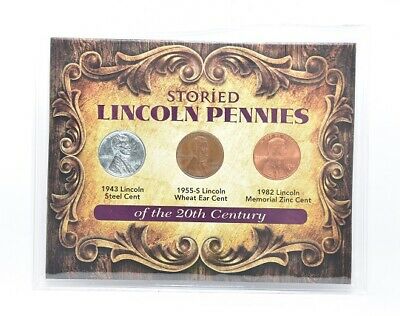 United States Coinage Historic Lincoln Pennies Of The 20th Century Set