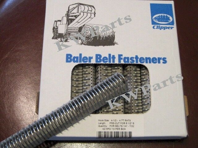 Clipper 6-1/2"  Belt Hook Lacing Round Baler Repair Fasteners 4-1/2-4 Rhtx 02435