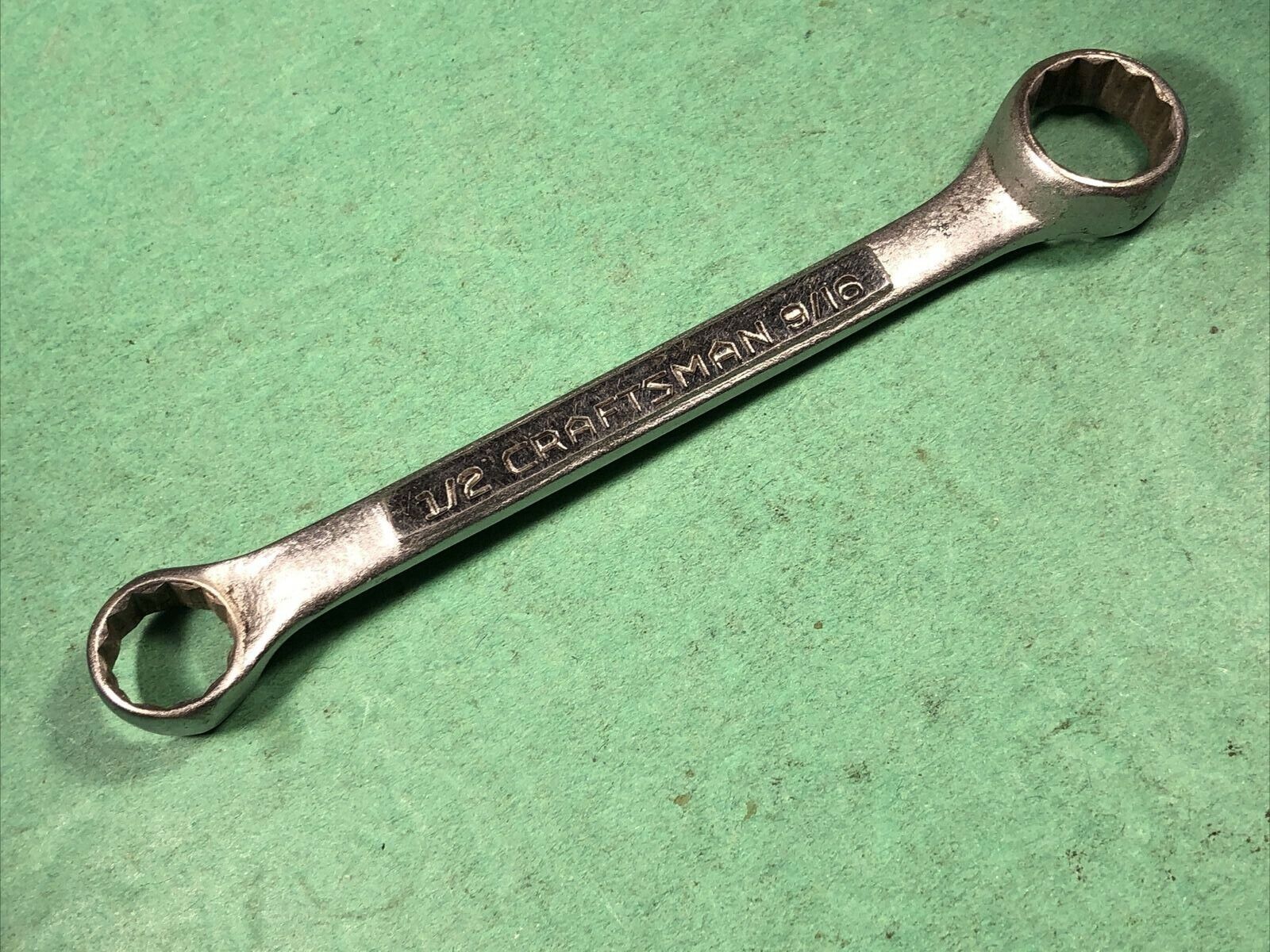 Vintage Craftsman | 1/2" X 9/16" Box End Wrench | -v- Series | Forged In Usa