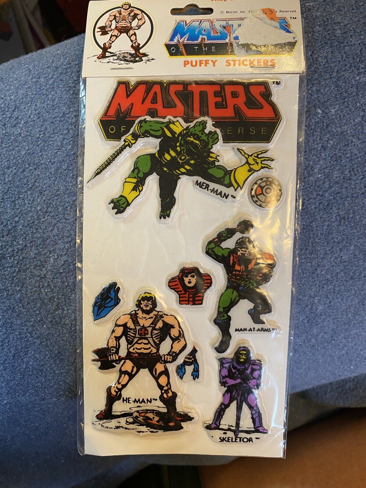 Vintage He-man Masters Of The Universe  Puffy Stickers