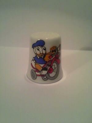 Baby Donald Duck Collectible Porcelain Thimble