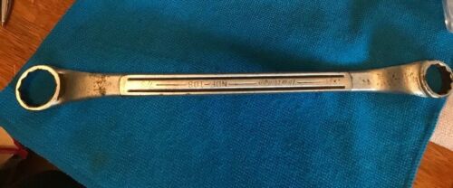 New Britain Ndf-108 Offset Box Wrench, 3/4 And 7/8",1950s-1960s Excellent Cond.