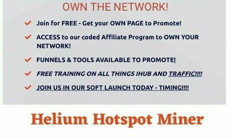 Helium Hotspot Hnt Miner Affiliate Opportunity Get Started For $0 Upfront!!!