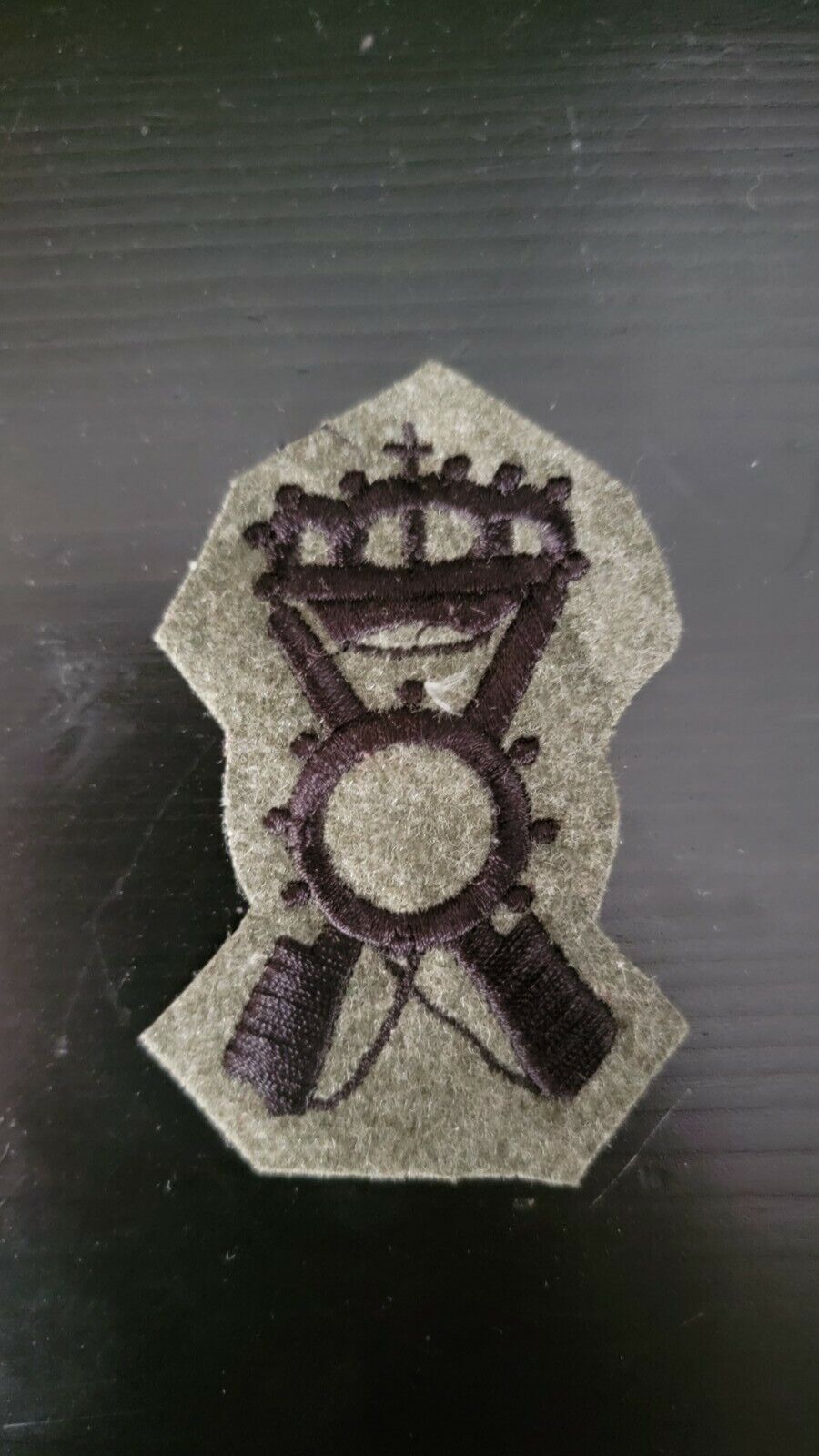 Reproduction Ww2 Italian Infantry Cap Patch 012