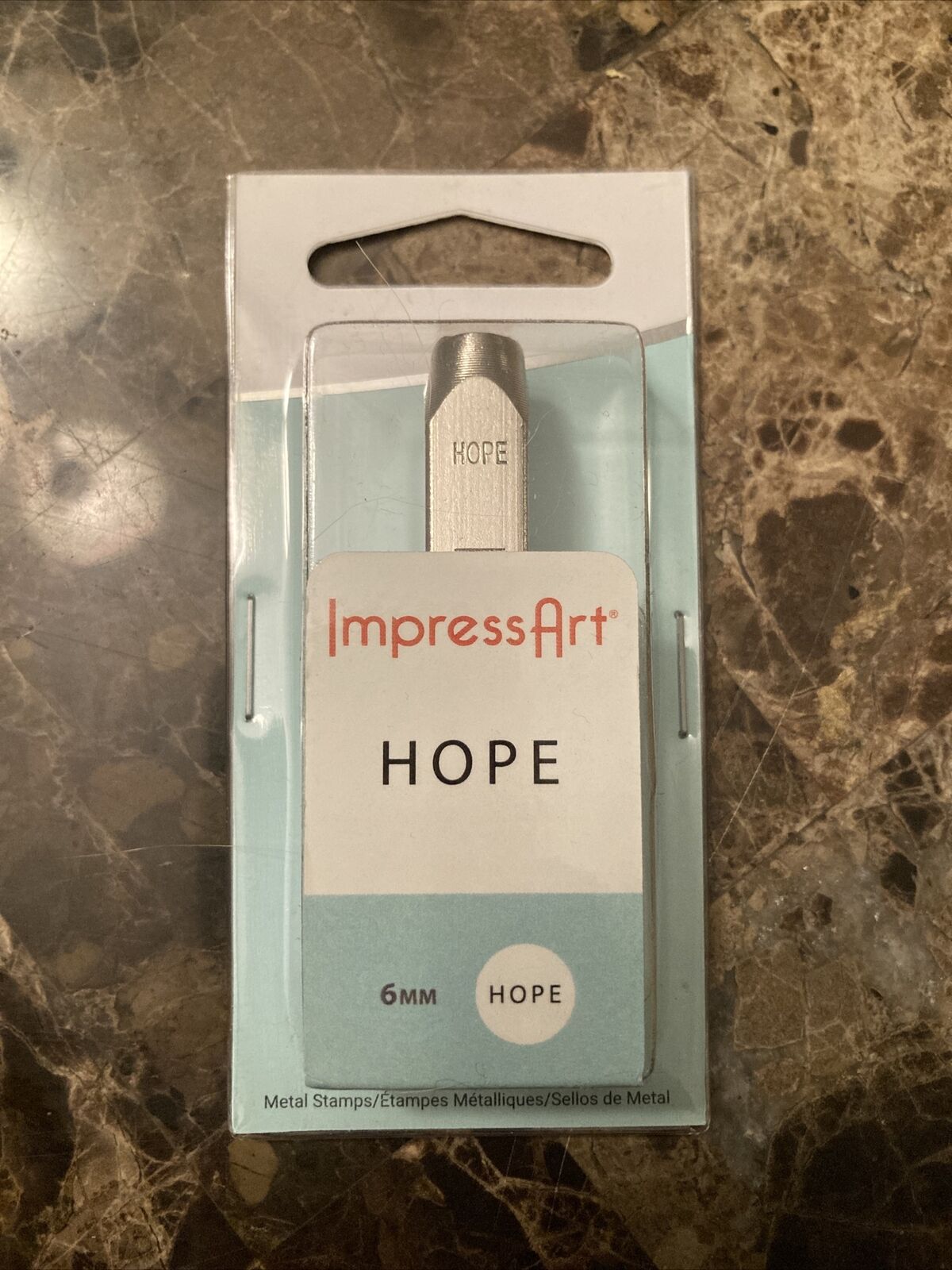 Impressart  "hope" Design Stamp, 6mm For Hand Stamping
