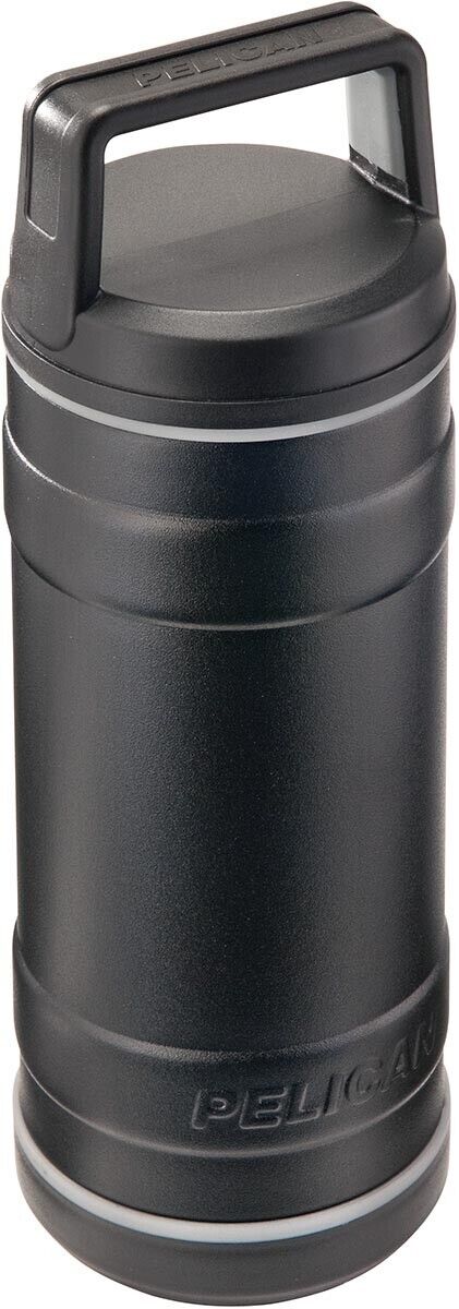 Pelican Insulated 18oz. Hot/cold Water Bottle, Black - New