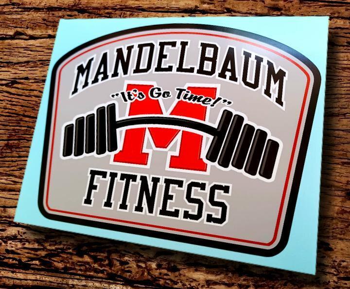 Mandelbaum Fitness Sticker • "it's Go Time!" • Custom Seinfeld Decal