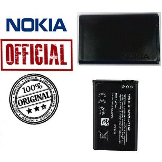 100% Original Nokia Battery (bl-5c) 1020mah Origin 1600 1616 1650 1800