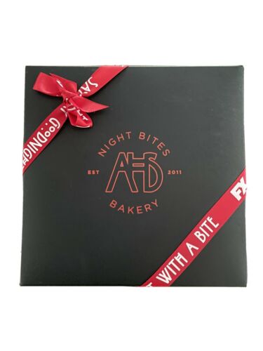 American Horror Story Ahs Night Bites Bakery 3 Boxed Cookies & Stickers, Ticket
