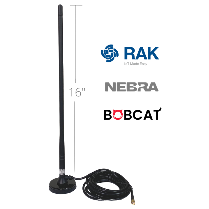 Helium Hotspot Miner 5.8 Dbi Indoor Antenna & Magnet Base For Rak Nebra Bobcat