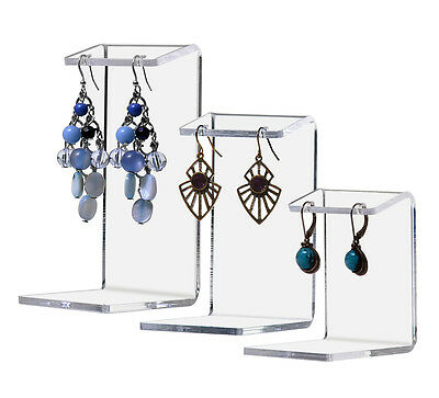Earring Display Stands Set Of 3 Jewelry Counter Holder Earing 24 Packs