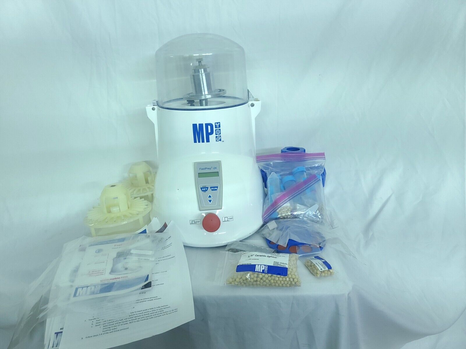 Mp Bio Fast Prep 24 Cell Homogenizer Fastprep-24 With Alot Of Extra See Pics