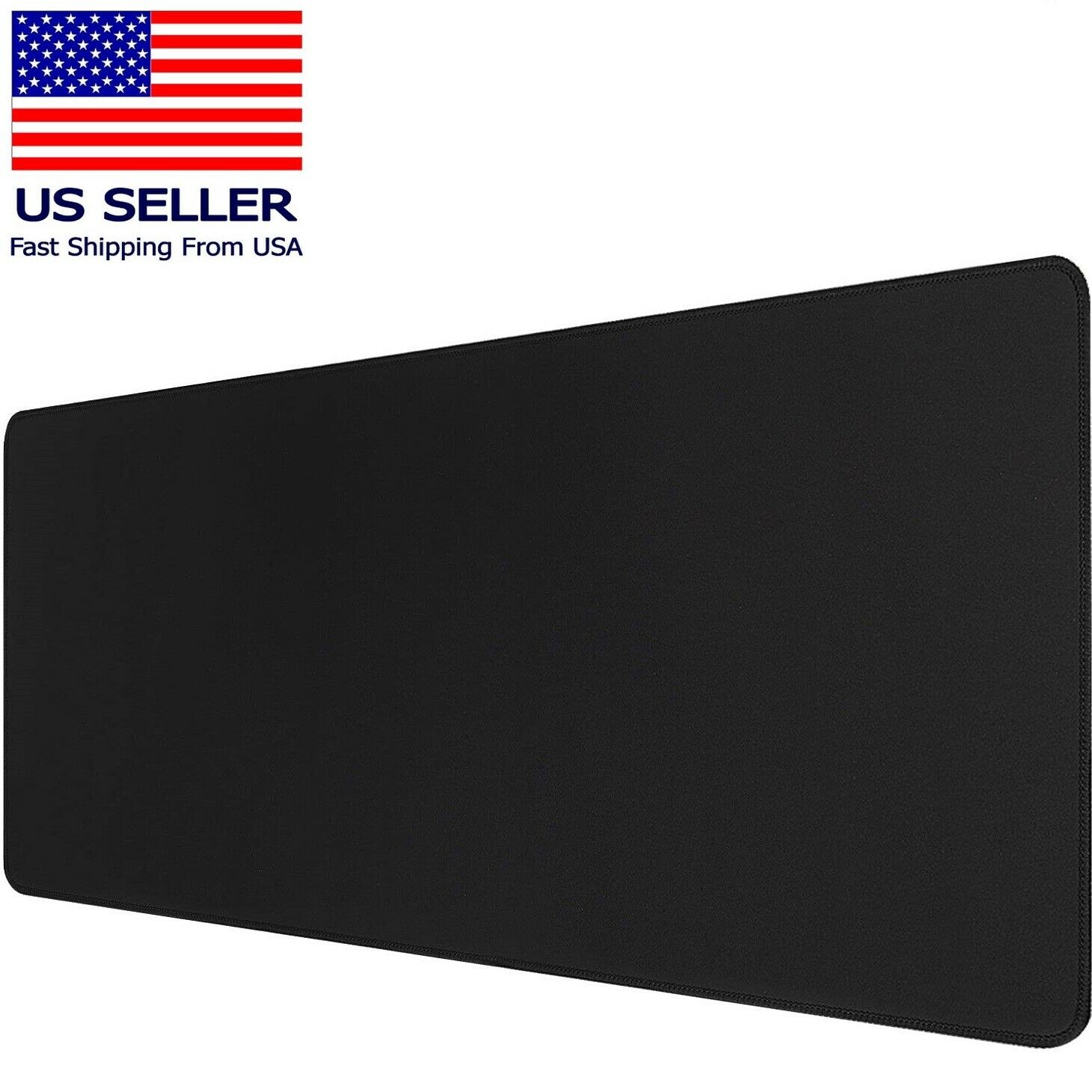 Large Extended Gaming Mouse Pad Stitched Edges Non-slip Waterproof 31.5x11.8 In