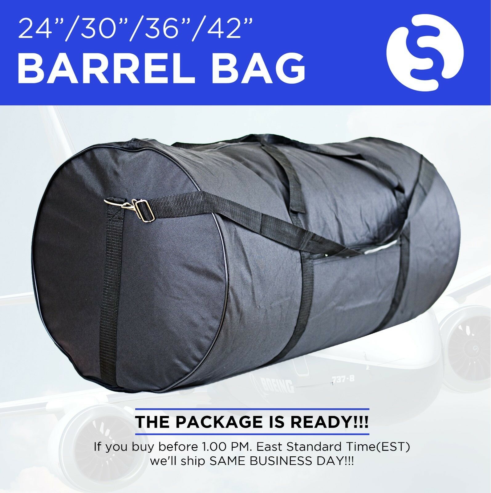 Roll Duffle Bag 24" 30" 36" 42" Equipaje Luggage Roll Bag Maletin Gym Bag Tuna